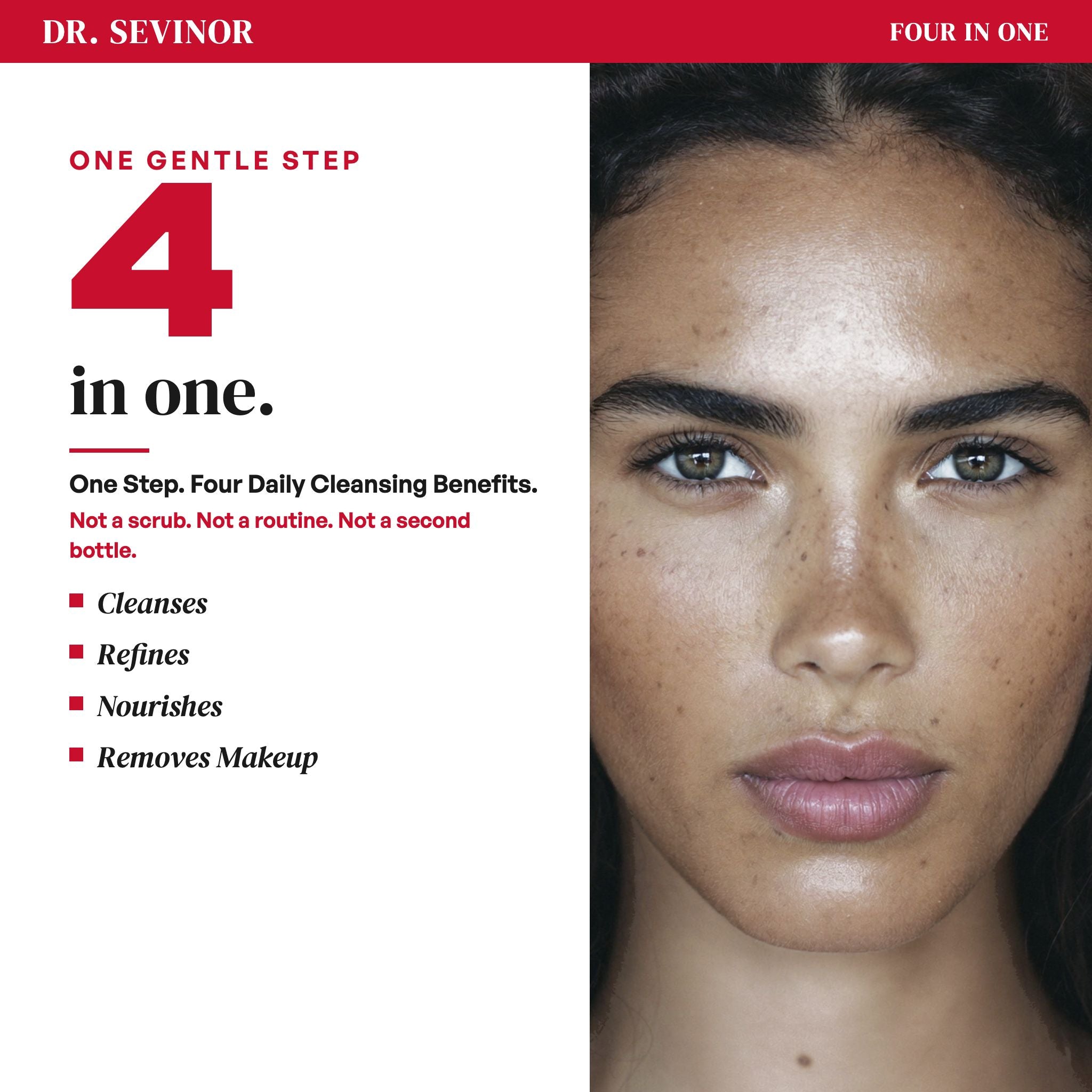 Exfoliating Cleanser — four in one