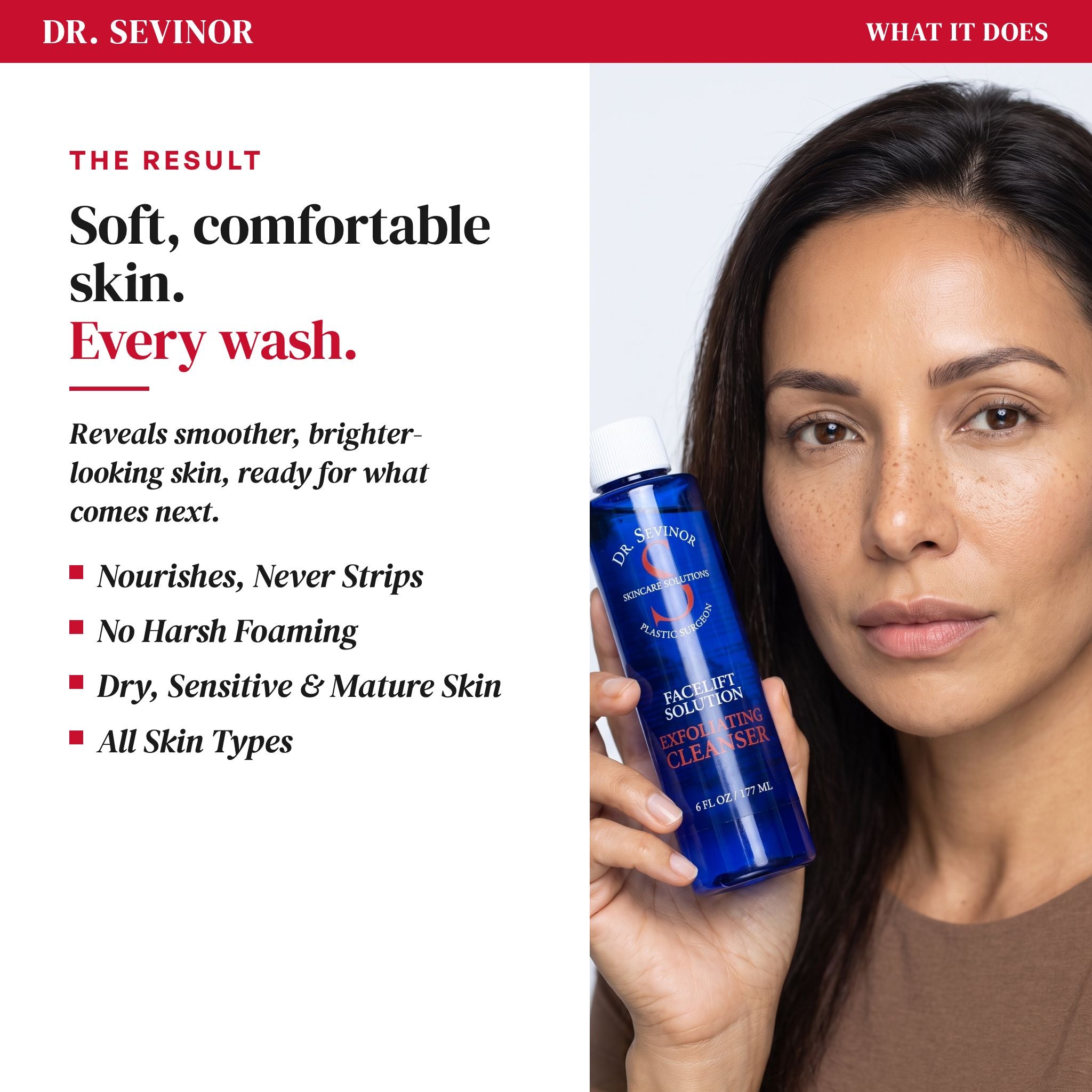 Exfoliating Cleanser — what it does